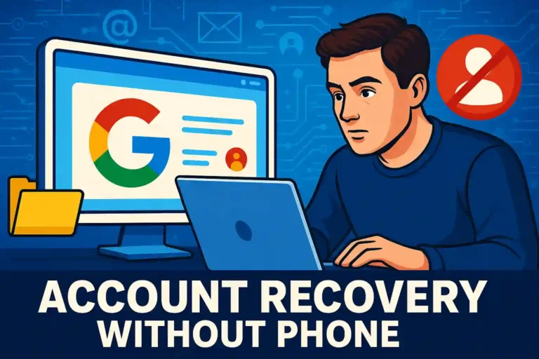 Google Account Recovery Without Phone: access tips for 2025